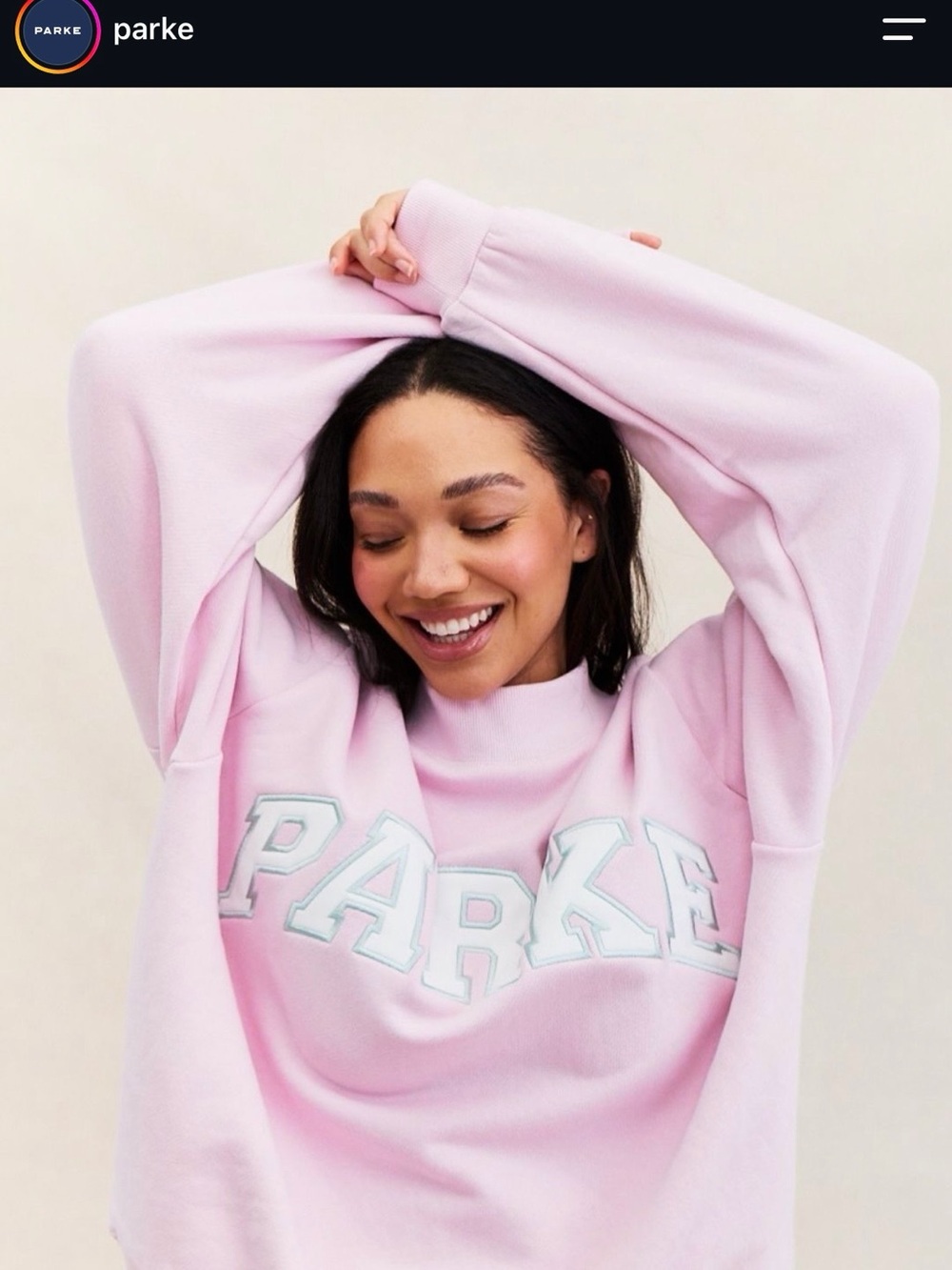 Parke Pink Mockneck